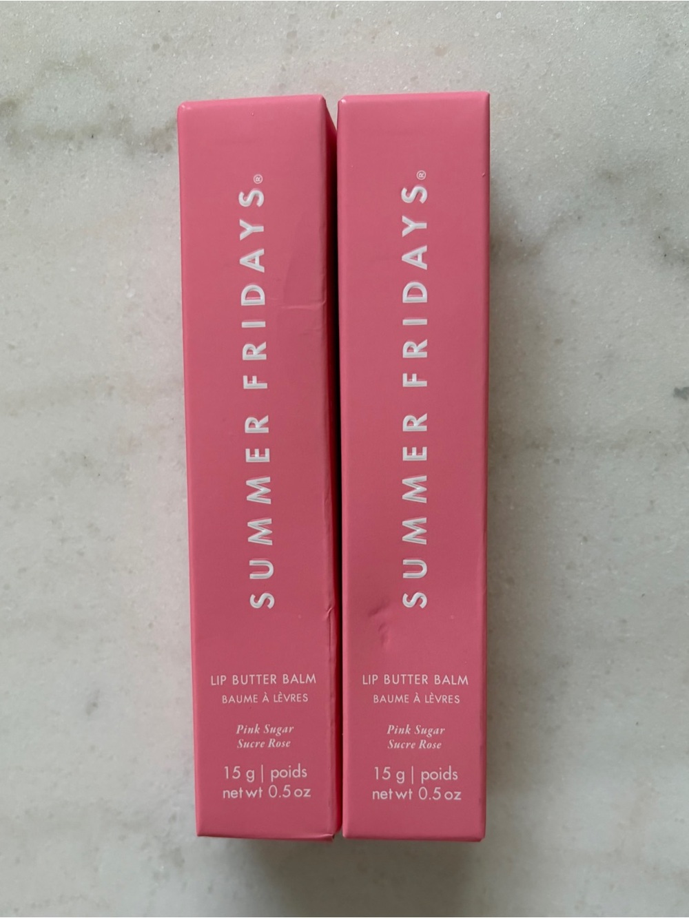 NWT Summer Fridays Lip Butter Balm in Pink Sugar — 2 PACK
